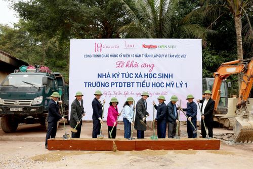 Khởi công xây dựng Công trình kỷ niệm 10 năm thành lập Quỹ Vì tầm vóc Việt