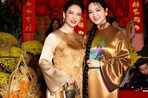 Tiệc tất niên lộng lẫy ở biệt thự hơn 1.000m2 của 'người đẹp không tuổi' Giáng My