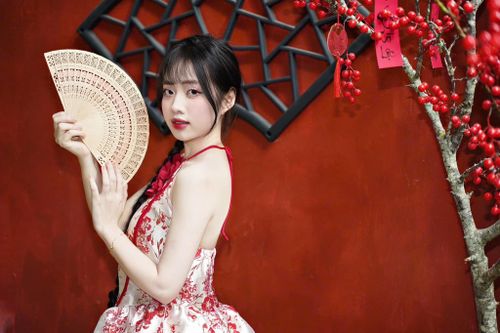 Xếp hàng chờ 5 tiếng để chụp ảnh áo dài Tết ở tiệm cà phê cổ trang