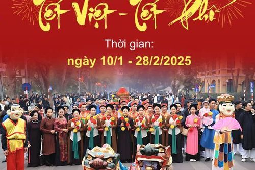 Tết Việt - Tết phố 2025: Đa dạng các hoạt động mừng Xuân Ất Tỵ