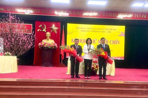 Ông Nguyễn Tiến Cường được bầu giữ chức vụ chủ tịch HĐND huyện Thanh Trì