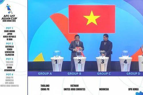 Xác định bảng đấu của Việt Nam tại vòng chung kết U17 châu Á 2025