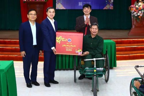 Bộ Y tế thăm, tặng quà Tết thương, bệnh binh tại Trung tâm Điều dưỡng thương binh Thuận Thành