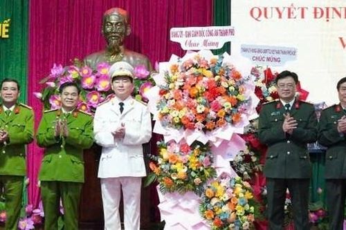 Công bố quyết định của Bộ trưởng Bộ Công an về công tác cán bộ