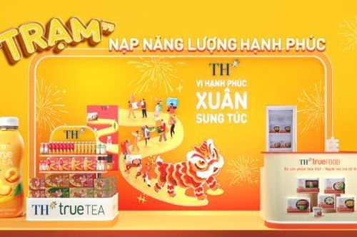Khơi nguồn năng lượng tích cực từ 'Trạm nạp năng lượng hạnh phúc' của các nhãn đồ uống TH