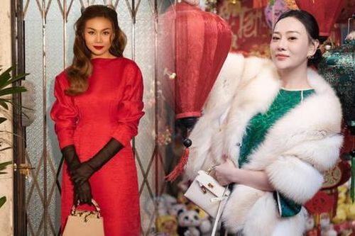 'Bóng hồng' Vbiz chuộng phụ kiện nào để phối cùng áo dài Tết?