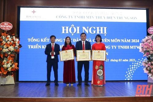 Thủy điện Trung Sơn phấn đấu đạt cao nhất kế hoạch sản xuất năm 2025