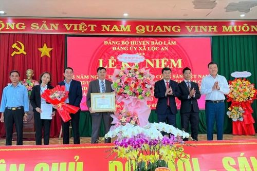 Bảo Lâm: Xã Lộc An đón nhận danh hiệu xã Nông thôn mới Kiểu mẫu về môi trường
