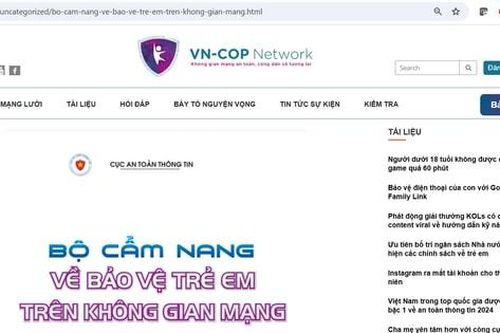 Ban hành Bộ Quy tắc ứng xử về bảo vệ trẻ em trên môi trường mạng