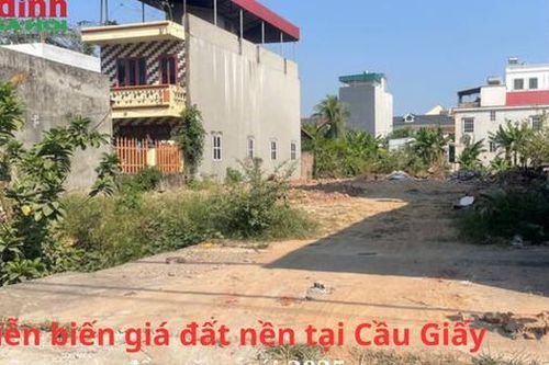 Diễn biến giá đất nền tại Cầu Giấy, Hà Nội những ngày đầu năm mới 2025