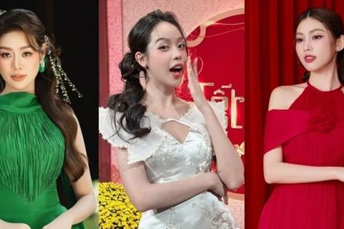 Dàn Hoa - Á hậu đồng loạt tung ảnh áo dài rực rỡ chào đón Tết Nguyên đán