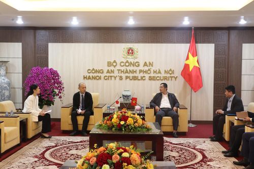 Lãnh đạo Công an thành phố Hà Nội tiếp đoàn Đại sứ quán Nhật Bản thăm, chúc Tết Nguyên đán Ất Tỵ 2025