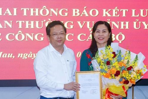 Bà Lê Thị Nhung được phân công điều hành Hội đồng Nhân dân tỉnh Cà Mau