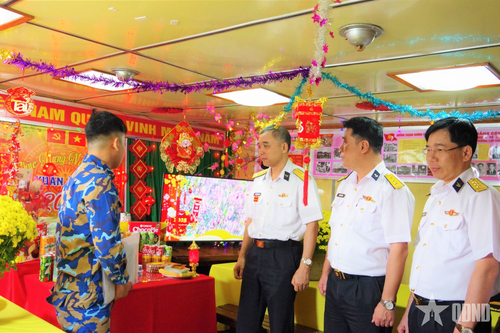 Học viện Hải quân kiểm tra công tác sẵn sàng chiến đấu và chuẩn bị Tết
