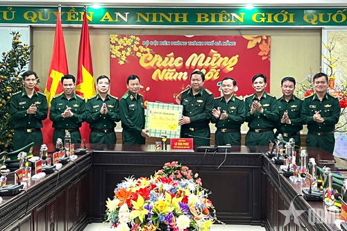 Đoàn công tác Bộ tư lệnh Bộ đội Biên phòng thăm, chúc Tết tại TP Đà Nẵng