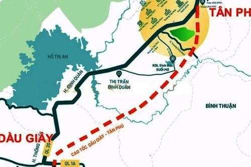 Tổng mức đầu tư đường cao tốc Dầu Giây - Tân Phú giảm gần 500 tỷ đồng