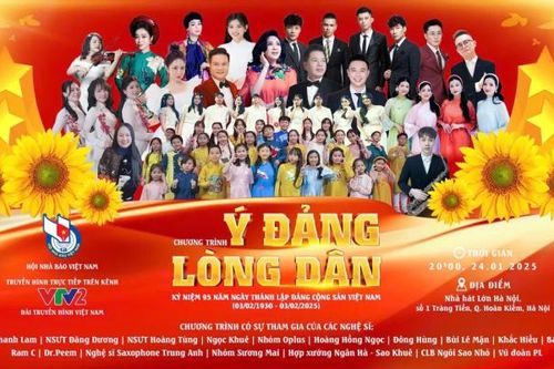 Chương trình 'Ý Đảng, Lòng Dân': Tôn vinh những thành tựu to lớn của dân tộc