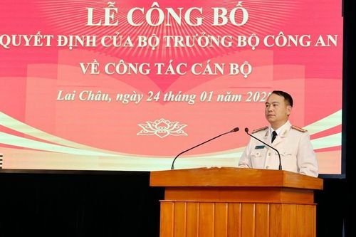 Lai Châu có tân Phó Giám đốc Công an tỉnh