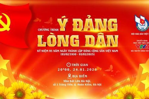 'Ý Đảng lòng dân' - Mừng 95 năm ngày thành lập Đảng Cộng sản Việt Nam và đón Xuân Ất Tỵ