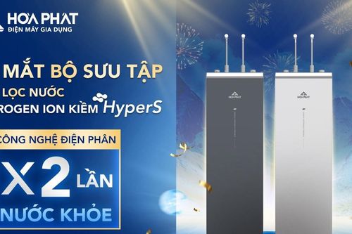 Hòa Phát ra mắt máy lọc nước Hydrogen ion kiềm công nghệ mới