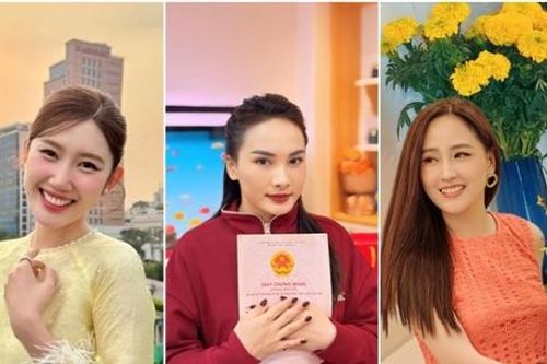 Sao Việt ngày cận Tết: Người khoe sổ đỏ, người xúng xính áo dài đón Xuân