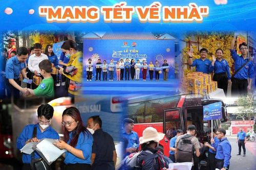 Hơn 5.000 sinh viên, người lao động ở TP HCM được hỗ trợ về quê đón Tết