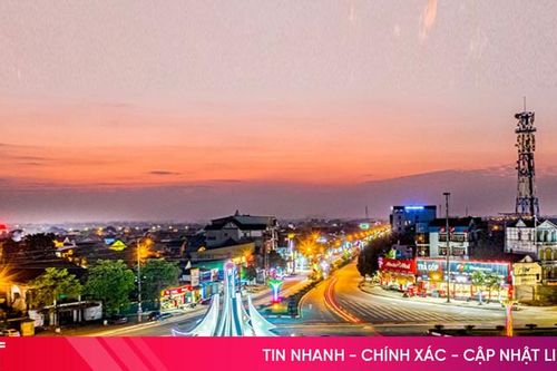 Đô thị văn minh dưới chân núi Hồng