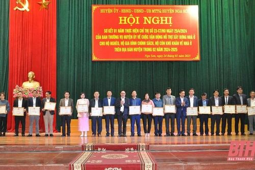 Nga Sơn phát động đợt 2 cuộc vận động hỗ trợ xây dựng nhà ở cho hộ nghèo
