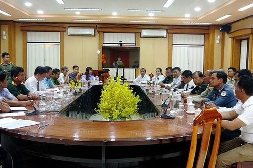 Lãnh đạo huyện Kirivong chúc Tết huyện Tri Tôn