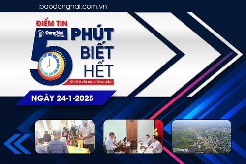 Điểm tin '5 phút biết hết' sáng 24-1: Thông xe 2 đoạn cao tốc Bến Lức - Long Thành phục vụ người dân đi lại dịp Tết Nguyên đán Ất Tỵ 2025