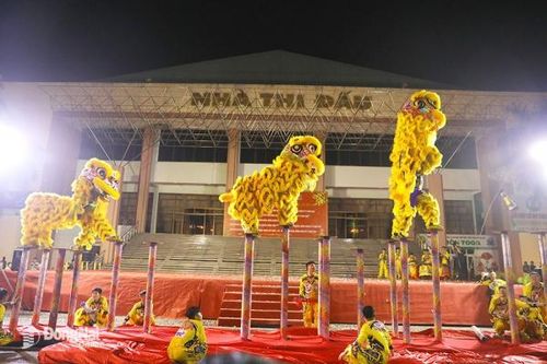 Sôi nổi Hội diễn lân sư rồng tỉnh Đồng Nai mừng Đảng mừng xuân Ất Tỵ 2025