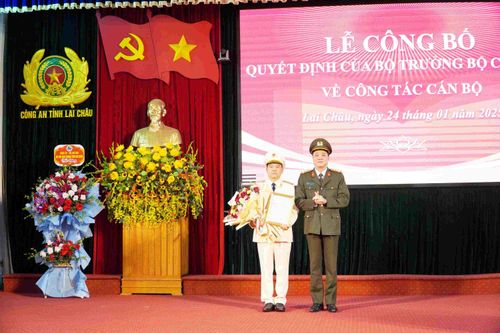 Lai Châu có tân Phó Giám đốc Công an tỉnh