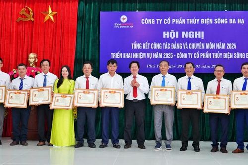 Thủy điện Sông Ba Hạ: Phấn đấu thực hiện thắng lợi kế hoạch năm 2025