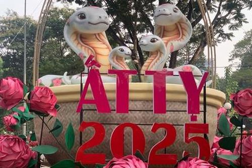 Muôn loài 'kỳ hoa dị thảo' khoe sắc ở Hội hoa xuân Tao Đàn Tết Ất Tỵ 2025