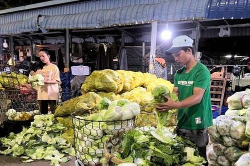 Hoa trái ùn ùn về chợ đầu mối ở TPHCM, giá ổn định