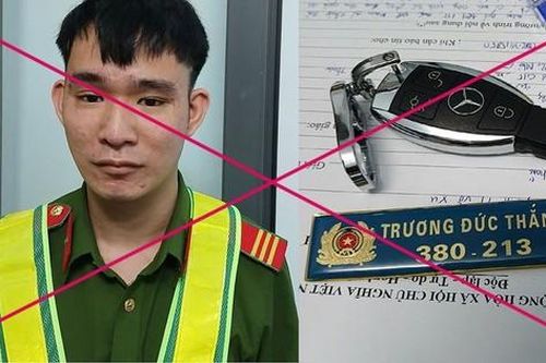 Mua trang phục công an, bảng tên, quân hàm để ra oai