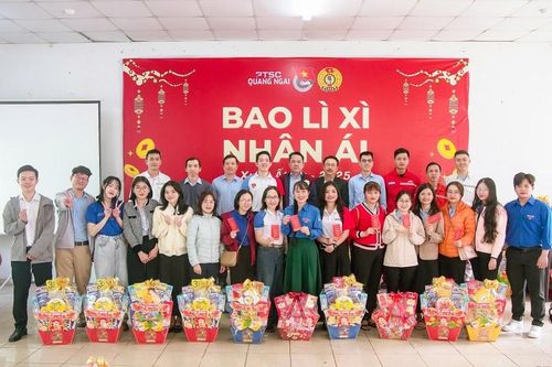 Đoàn Thanh niên PTSC Quảng Ngãi tổ chức chương trình 'Bao lì xì nhân ái' lần thứ 17