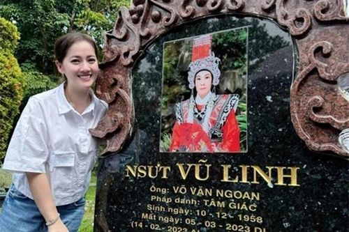 Động thái của Hồng Loan khi người lạ gây rối trước mộ phần của cố NSƯT Vũ Linh