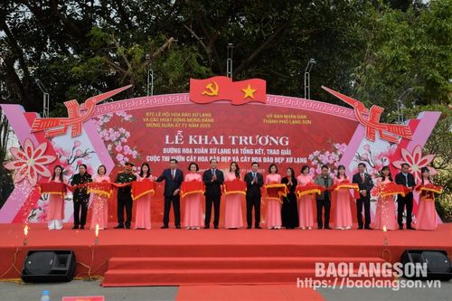 Khai trương Đường hoa Xuân Xứ Lạng và trao giải Cuộc thi Vườn Đào đẹp và Cây Hoa Đào đẹp năm 2025