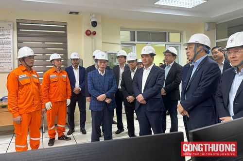 Bộ trưởng Nguyễn Hồng Diên thăm, kiểm tra công tác bảo đảm cung ứng điện dịp Tết Nguyên đán 2025