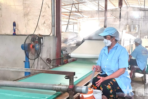 Tết về tại Làng nghề bánh tráng