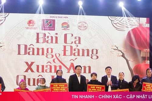 Agribank Hà Tĩnh II dành 1 tỷ đồng tặng quà Tết cho người nghèo