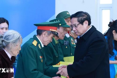 Thủ tướng Phạm Minh Chính chúc Tết tại Thanh Hóa