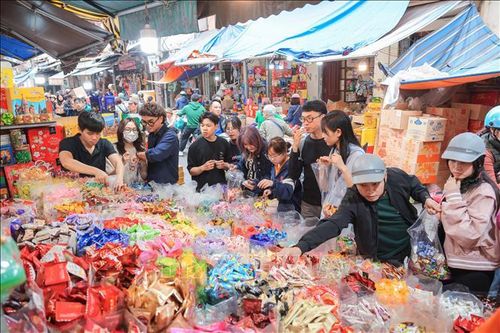 Hà Nội nhộn nhịp mua sắm ngày cận Tết