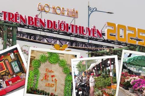 Đi xem ca nhạc tại chợ hoa Xuân 'trên bến dưới thuyền', có thể gửi xe ở đâu?