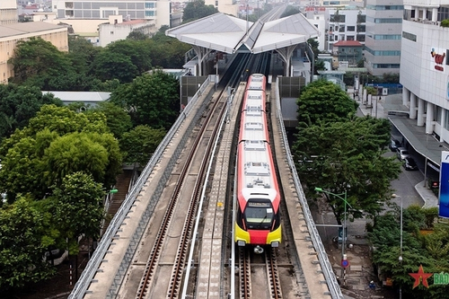 Hai tuyến đường sắt đô thị tại Hà Nội chạy xuyên Tết Nguyên đán Ất Tỵ 2025