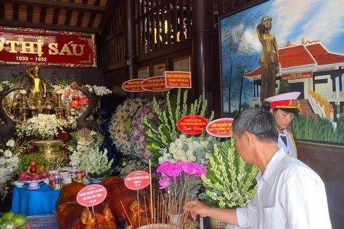 Trang trọng lễ giỗ lần thứ 73 nữ Anh hùng liệt sĩ Võ Thị Sáu