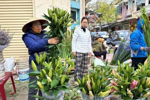 TP Hải Dương: Hoa tươi bình ổn giá, tiểu thương 'đắt hàng' như tôm tươi