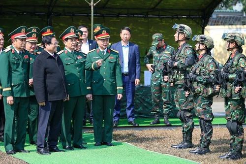 Thủ tướng thăm, chúc Tết tại một số đơn vị lực lượng vũ trang