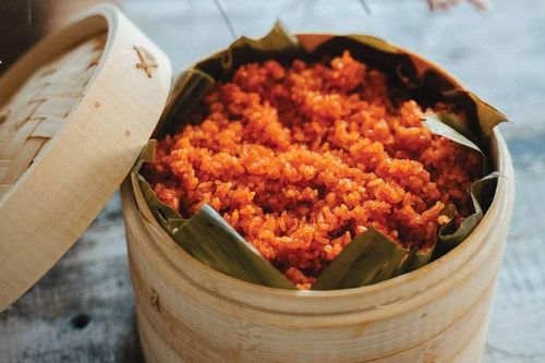 Xôi gấc gọi xuân về